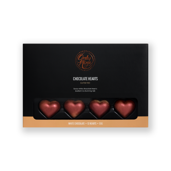 White Chocolate Hearts
